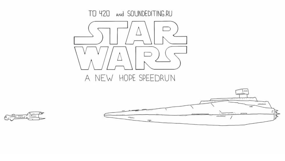 Clip des Tages: Speedrun – Star Wars in 60 Sekunden