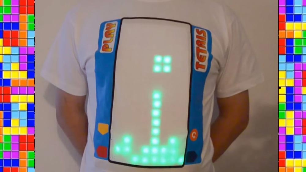 Clip des Tages: Tetris – spielbar auf einem T-Shirt