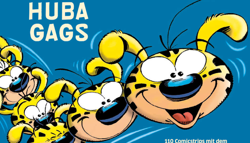 Huba Gags – 110 Comic-Strips mit dem Marsupilami (c) 2022 André Franquin, Batem, Désert, Carlsen Verlag(2)